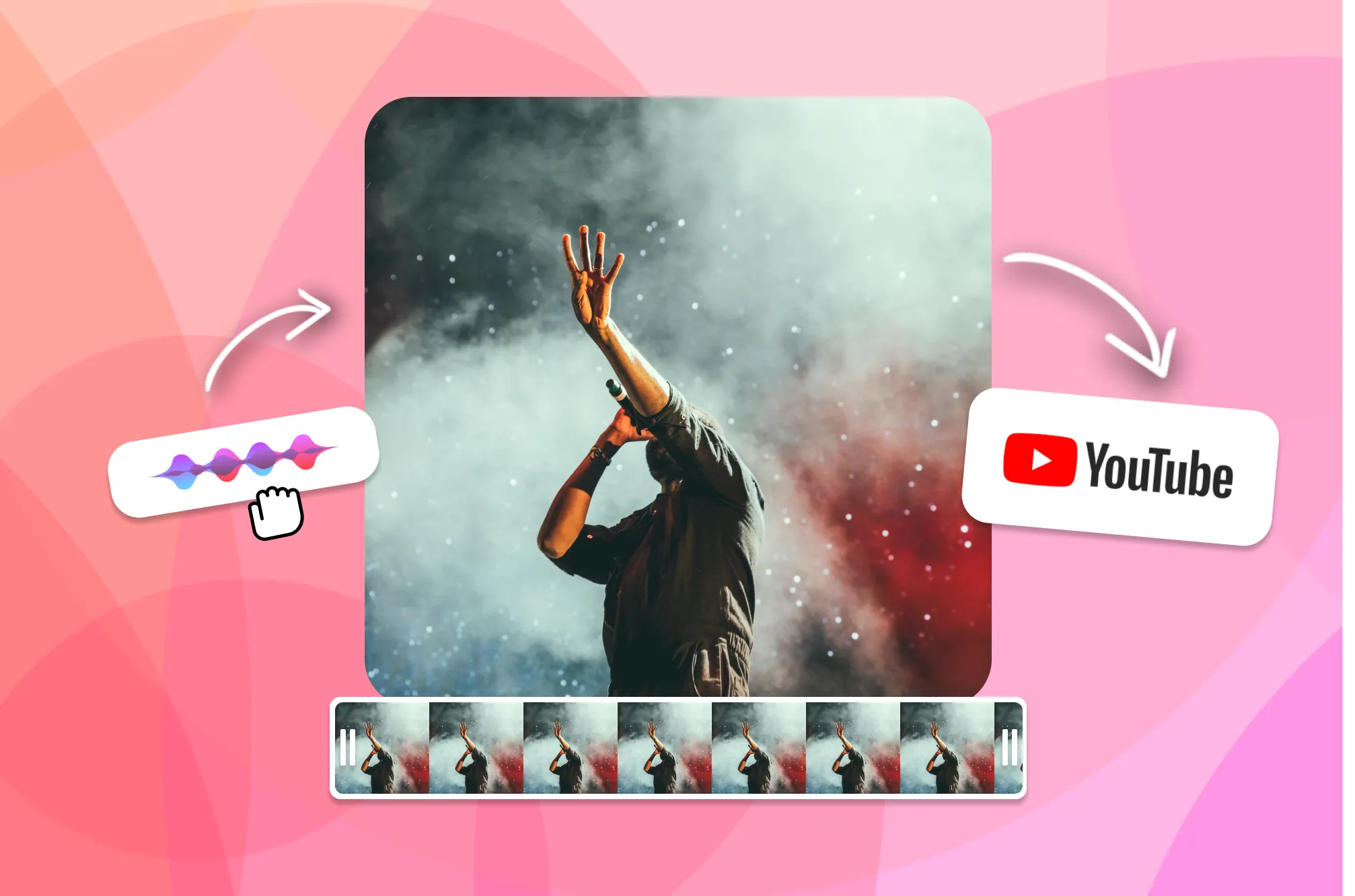 Illustration of Music YouTube video creator